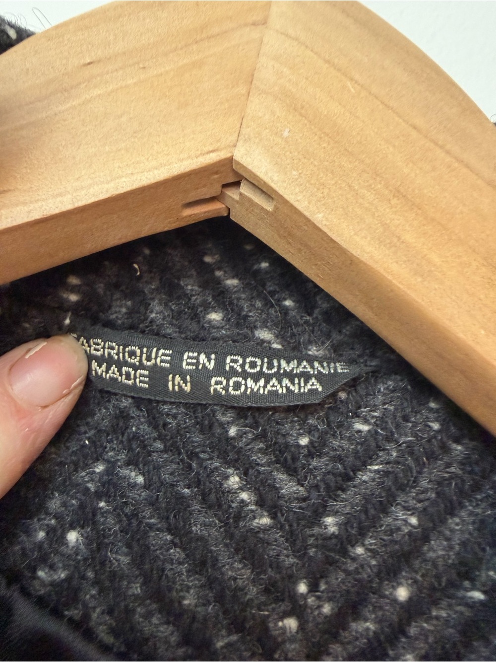 Vintage Collection Élégante Grey Herringbone Wool Blend Coat Size 8 - Picture 6 of 14